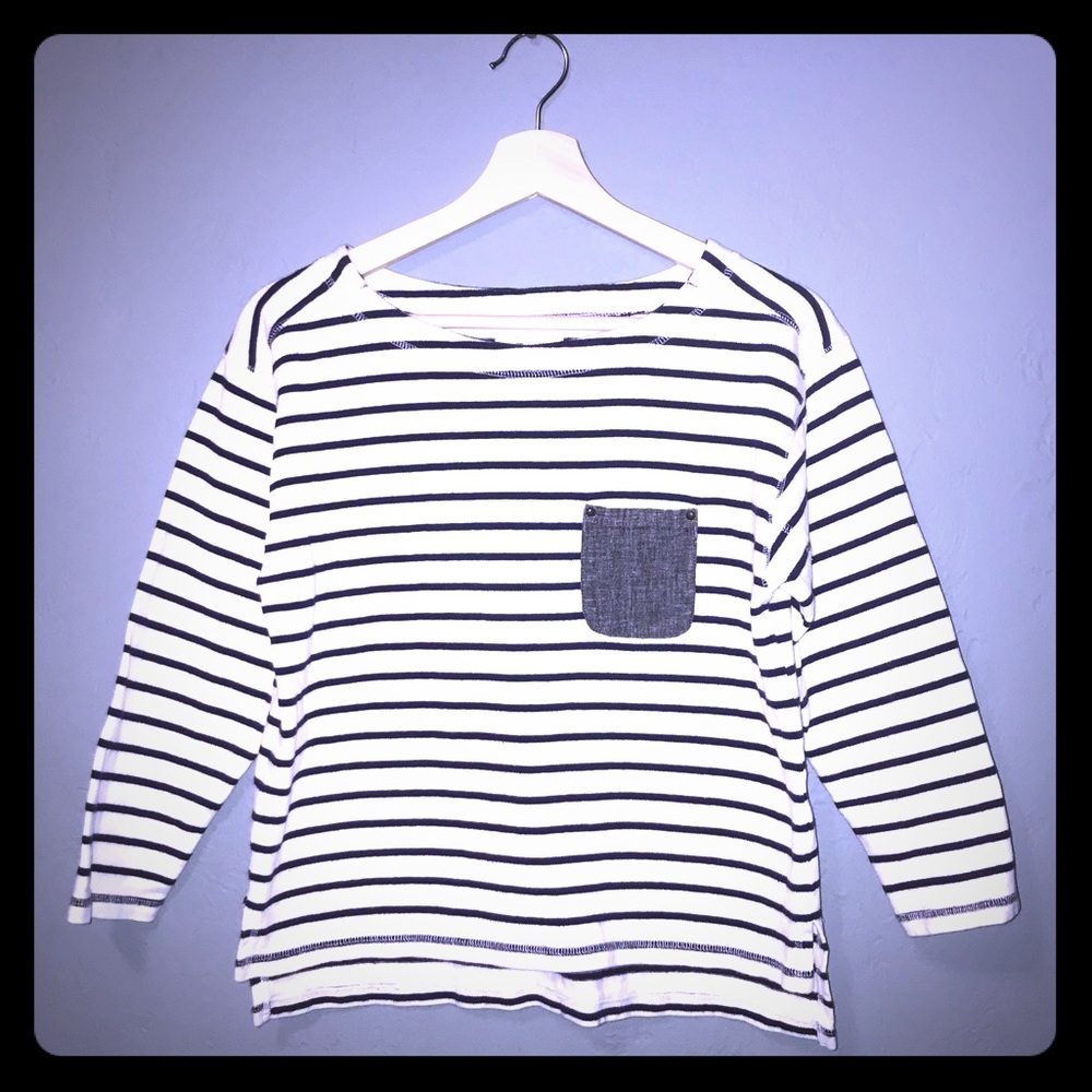 Madewell 3/4 length shirt